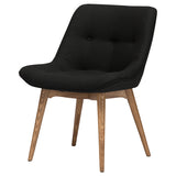 Brie Black Fabric Dining Chair