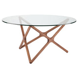 Star Glass Glass Dining Table