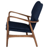 Patrik True Blue Fabric Occasional Chair