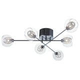 Estelle 6 Clear Glass Ceiling Lighting