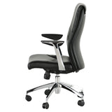 Klause Black Naugahyde Office Chair