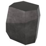 Gio Pewter Wood Side Table