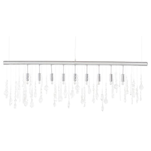 Crystal Linear Clear Glass Pendant Lighting