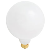 G125 25W E26 White Glass Light Bulb Lighting