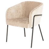 Estella Almond Fabric Dining Chair