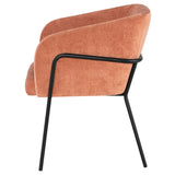 Estella Nectarine Fabric Dining Chair