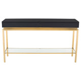 Isabella Black Wood Console Table