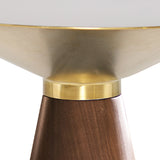 Iris Gold Metal Side Table