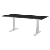 Toulouse Black Wood Vein Stone Dining Table