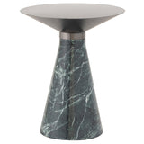 Iris Graphite Metal Side Table