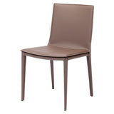 Palma Mink Leather Dining Chair