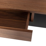 Noori Walnut Wood Desk Table