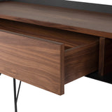 Noori Walnut Wood Console Table