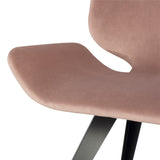 Astra Blush Fabric Dining Chair