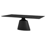 Taji Black Ceramic Dining Table