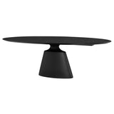 Taji Black Ceramic Dining Table