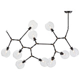 Atom 10 Clear Glass Pendant Lighting