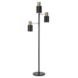 Lucca Black Metal Floor Lighting