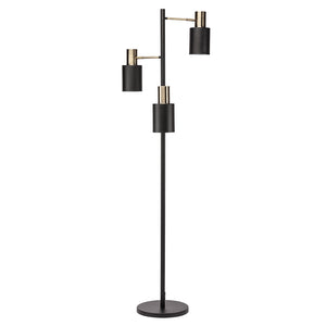 Lucca Black Metal Floor Lighting