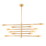 Dahlia Gold Metal Pendant Lighting