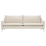 Anders Sand Fabric Triple Seat Sofa