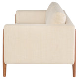 Steen Sand Fabric Triple Seat Sofa