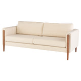Steen Sand Fabric Triple Seat Sofa