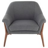 Charlize Shale Grey Fabric Occasional Chair