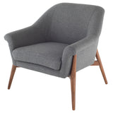 Charlize Shale Grey Fabric Occasional Chair