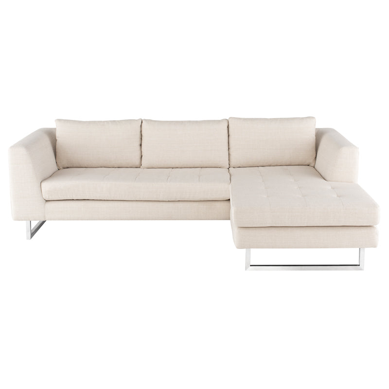 Matthew Sand Fabric Sectional Sofa
