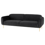 Benson Shadow Grey Fabric Triple Seat Sofa