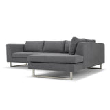 Janis Shale Grey Fabric Sectional Sofa