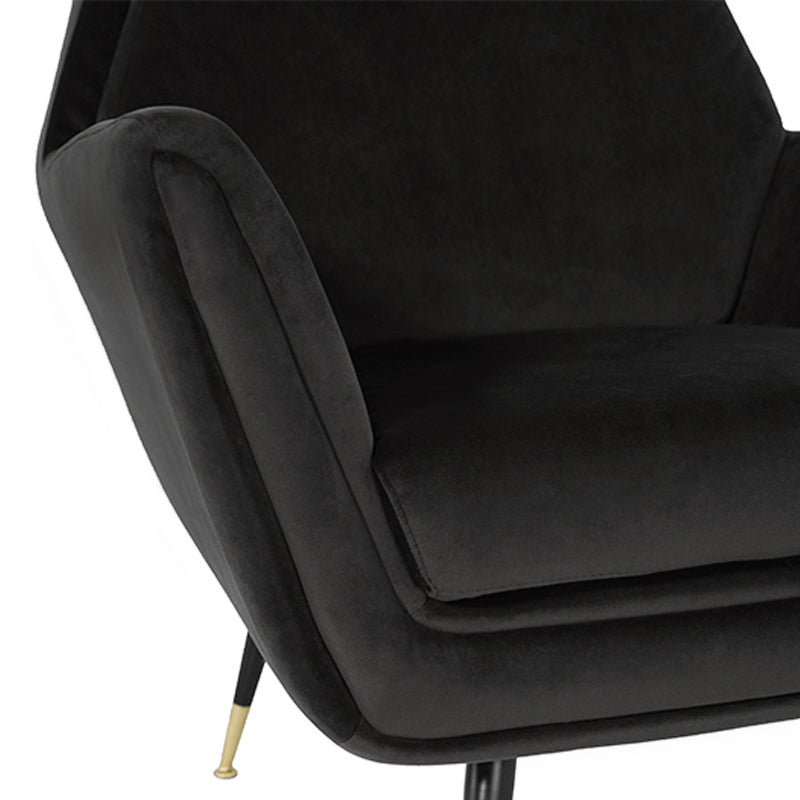 Vanessa Shadow Grey Fabric Occasional Chair
