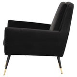 Vanessa Shadow Grey Fabric Occasional Chair