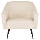 Lucie Sand Fabric Occasional Chair