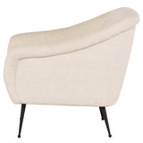 Lucie Sand Fabric Occasional Chair
