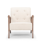 Eloise Sand Fabric Occasional Chair