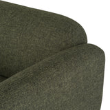 Benson Hunter Green Tweed Fabric Single Seat Sofa