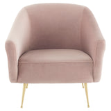 Lucie Blush Fabric Occasional Chair