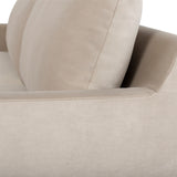 Anders Nude Fabric Triple Seat Sofa