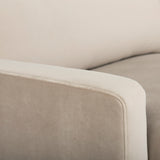 Anders Nude Fabric Triple Seat Sofa