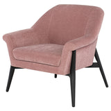 Charlize Dusty Rose Fabric Occasional Chair