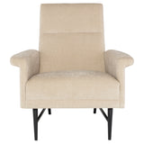 Mathise Almond Fabric Occasional Chair