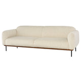 Benson Shell Fabric Triple Seat Sofa