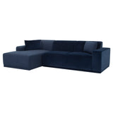 Leo Dusk Fabric Sectional Sofa