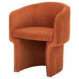 Clementine Terra Cotta Fabric Dining Chair