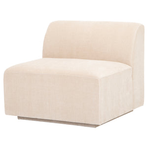 Lilou Almond Fabric Modular Sofa