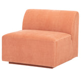 Lilou Nectarine Fabric Modular Sofa