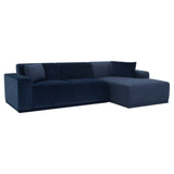 Leo Dusk Fabric Sectional Sofa
