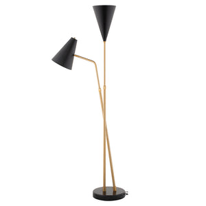 Celika Black Metal Floor Lighting